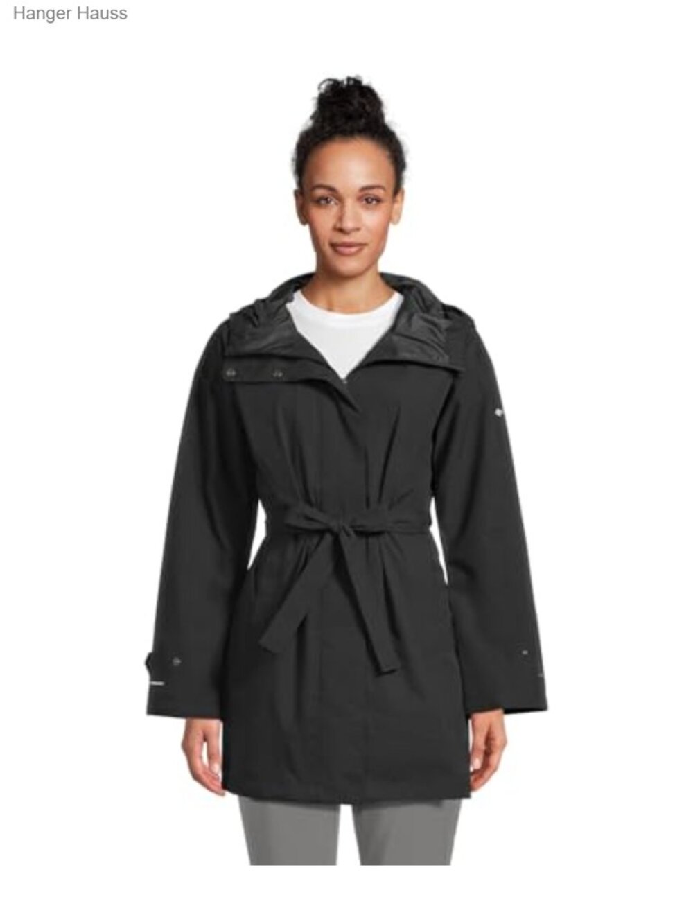 Waterproof Trench Coat with Removable Belt